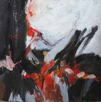 Huile sur toile 80 x 80 cm